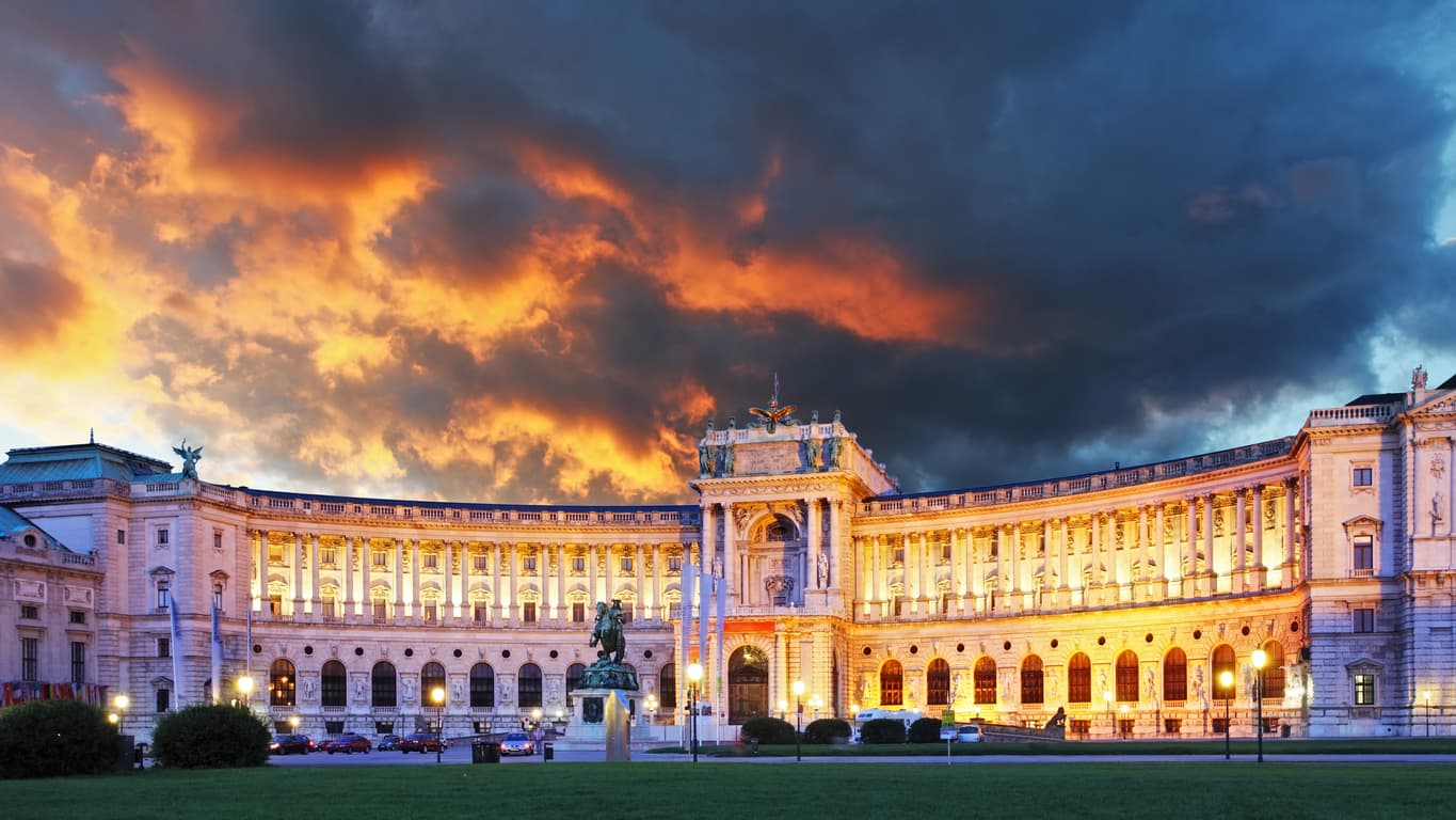 Hofburg Imperial Palace in Vienna, where Austrian citizenship by descent grants under Section 58c reached 1,955 in the first quarter of 2026.