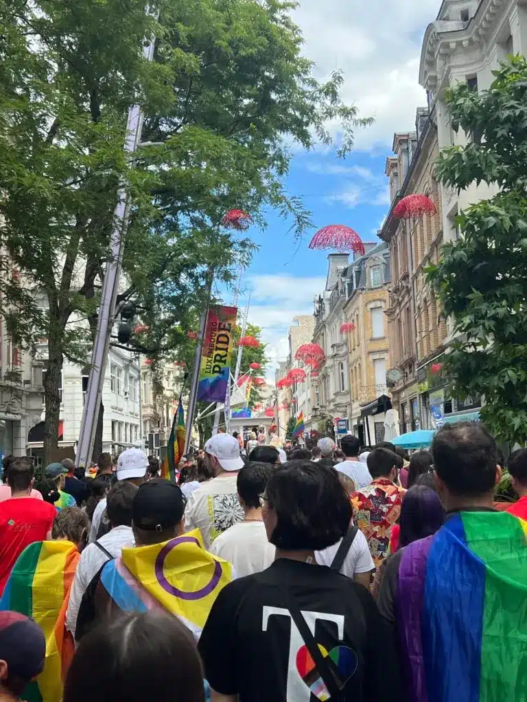 LGBTQIA+ Americans Claiming EU Citizenship by Ancestry 5 LGBTQIA+ community gathering, representing LGBTQIA+ individuals and their growing interest in EU citizenship by ancestry.