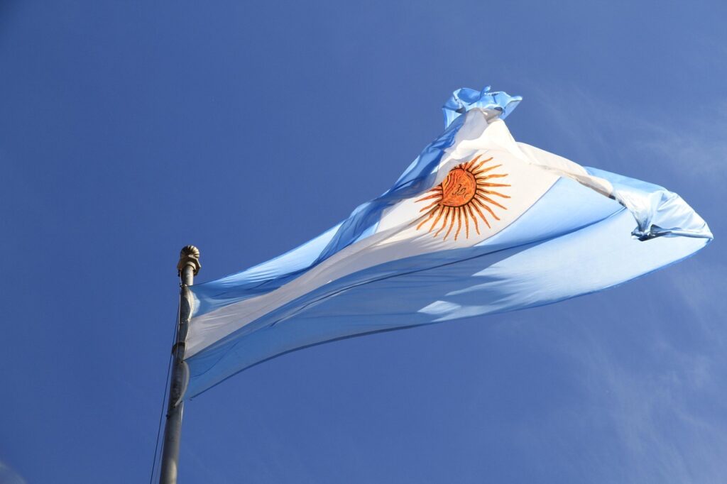 Latest in Spanish Nationality Law: Democratic Memory Law Causes Application Influx Among Franco-Era Descendants 2 The flag of Argentina flies; Argentina saw an influx in Democratic Memory Law cases.