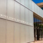 US Department of State building exterior in Washington, where the Bureau of Consular Affairs issues passports for the 48% of US passport holders nationwide.