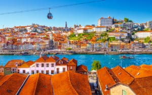 Porto's Ribeira district on the Douro River, a destination drawing Americans moving to Portugal on D7 and D8 visas